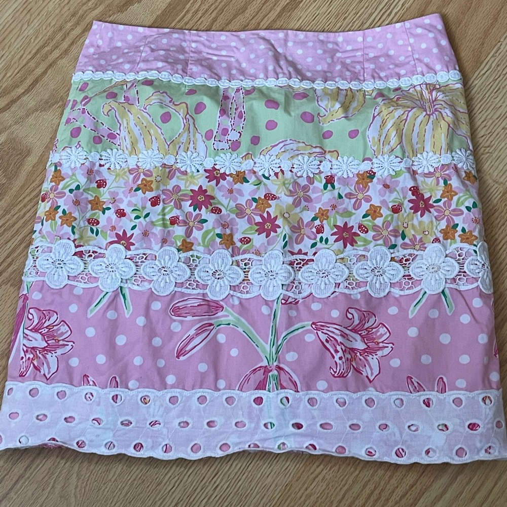 Lilly Pulitzer Vintage White Label Multi Print Mini